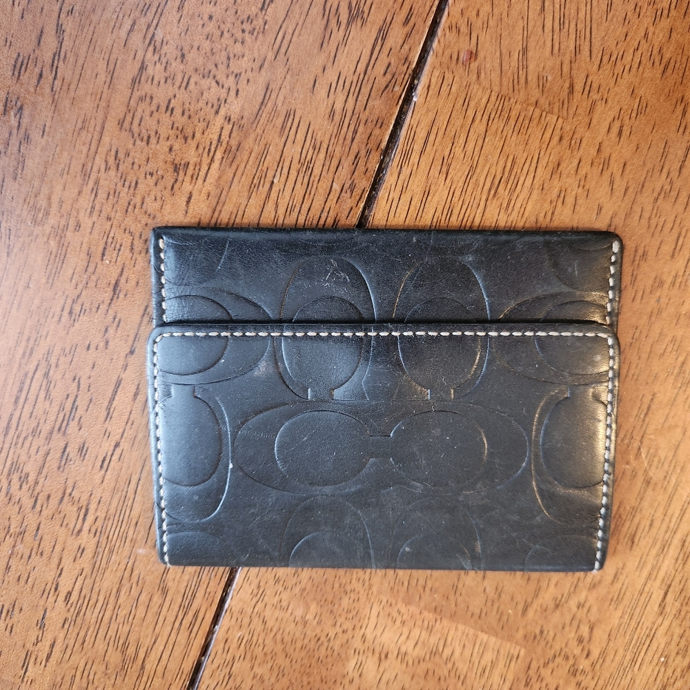 Coach cardholder (black)
